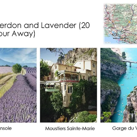 Charming Provençal On Hills With View Appartement